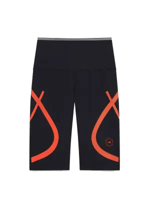 Black and Orange TruePace Cycling Shorts
