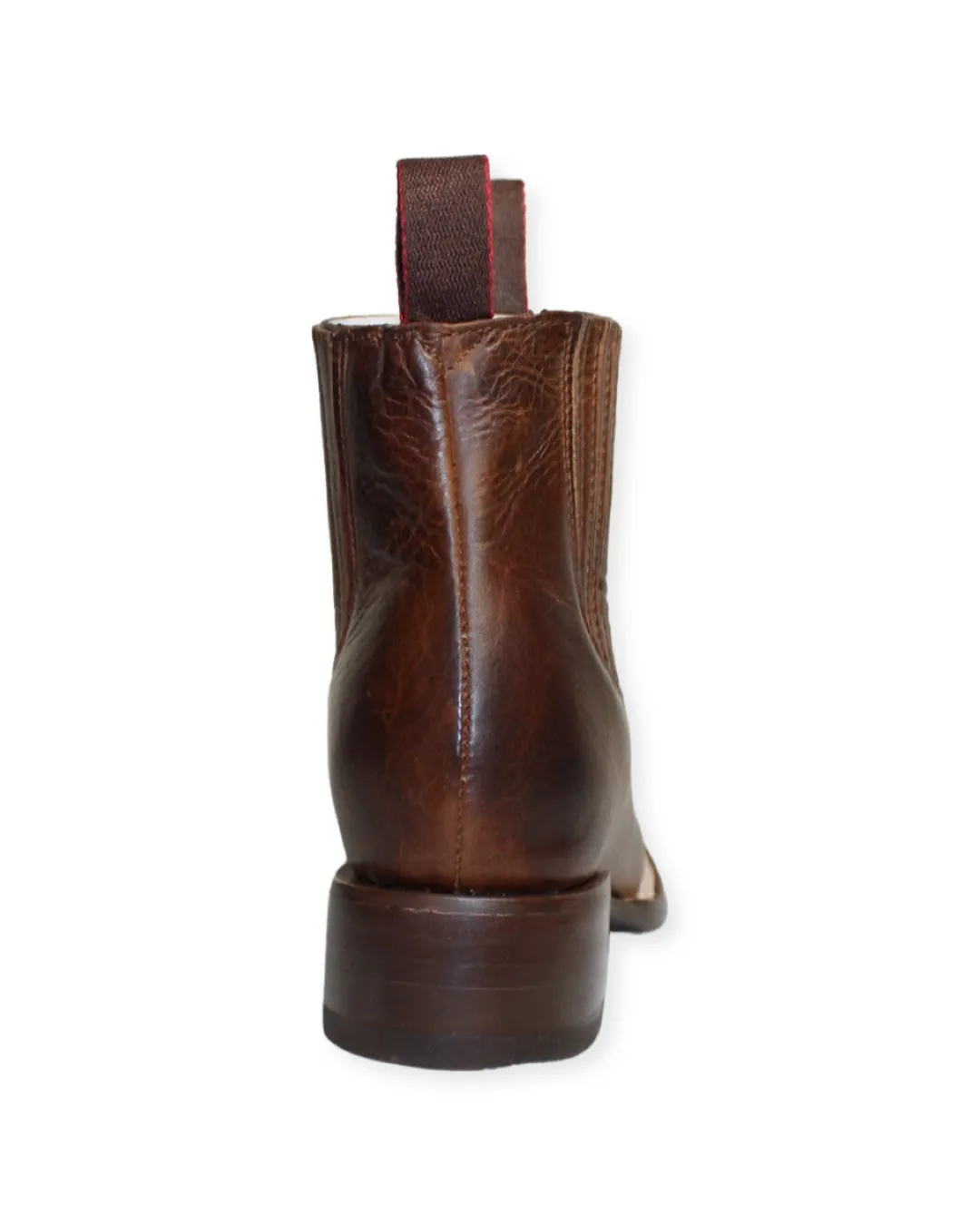 Cerrito Youth Cowhide Squared Botin