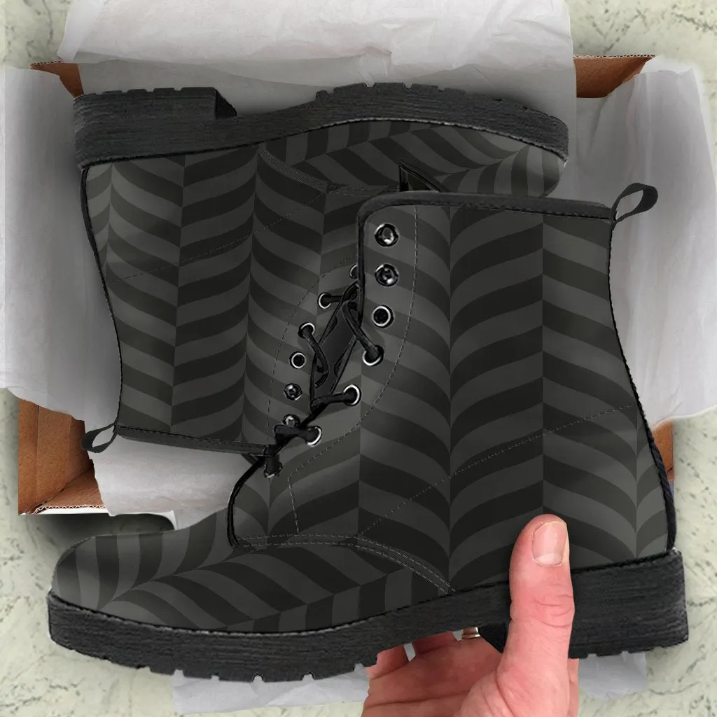 Combat Boots - Classic Pattern #102 | Unisex Boots, Custom Shoes, Hippie Boots, Lace Up Boots, 90s Boots, Women's Boots, Boots Men