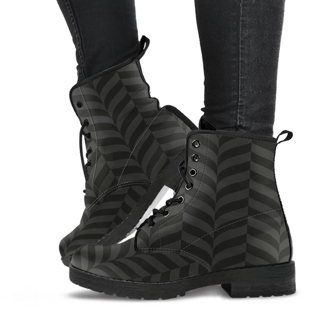 Combat Boots - Classic Pattern #102 | Unisex Boots, Custom Shoes, Hippie Boots, Lace Up Boots, 90s Boots, Women's Boots, Boots Men