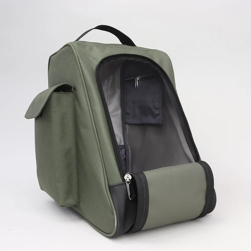 Small Green Walking Boot Bag