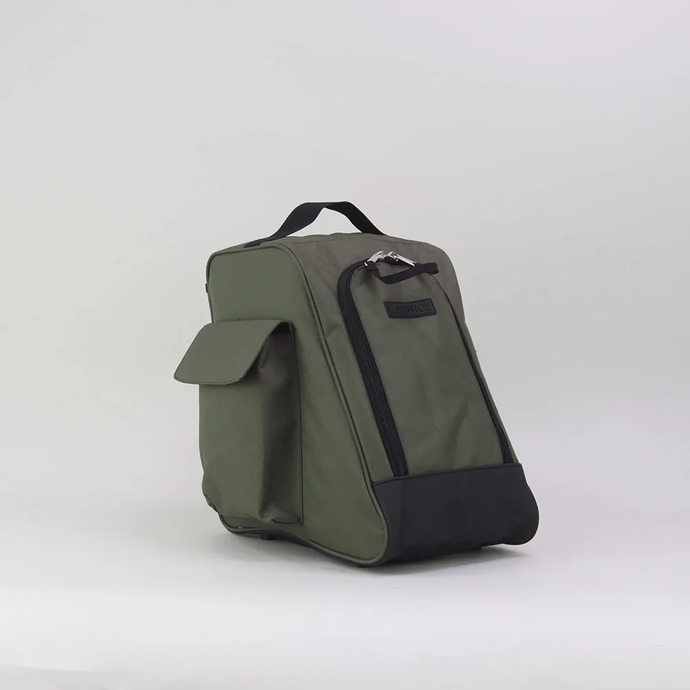 Small Green Walking Boot Bag